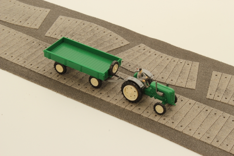 H0 1:87 Trapezplatten Straße Beton